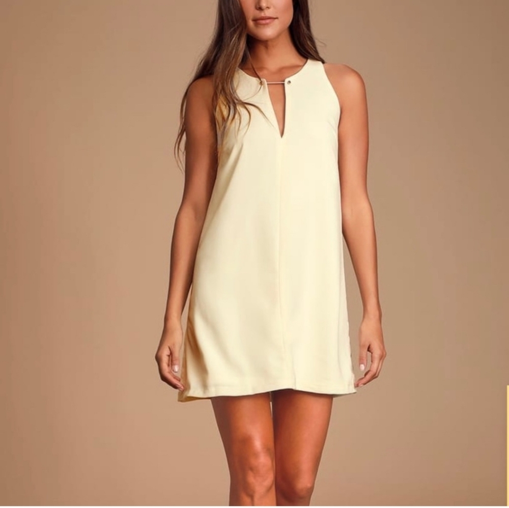 Lulu's Ivory Button-Accent Blouse